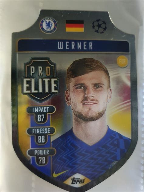 Timo Werner Pro Elite Match Attax Card Hobbies And Toys Toys And Games On