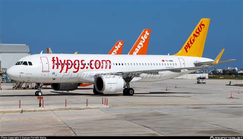 Tc Nbr Pegasus Airbus A320 251n Photo By Duncan Portelli Malta Id