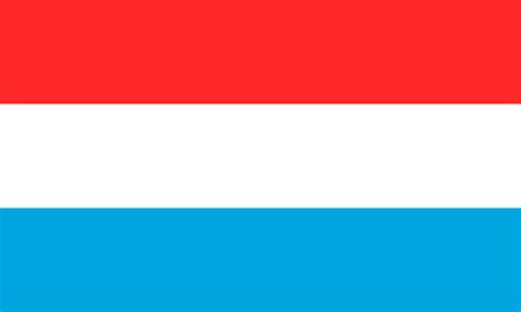 Vlag Van Luxemburg Nationale Vlag Van Luxemburg Vector Stockvectorkunst