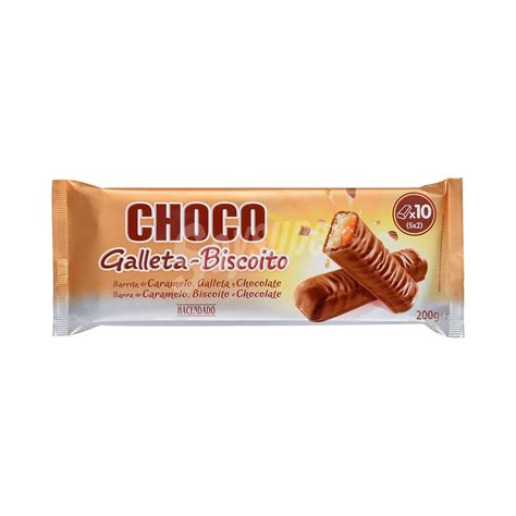 Hacendado Barritas De Galleta Y Caramelo Ba Adas De Chocolate Con Leche