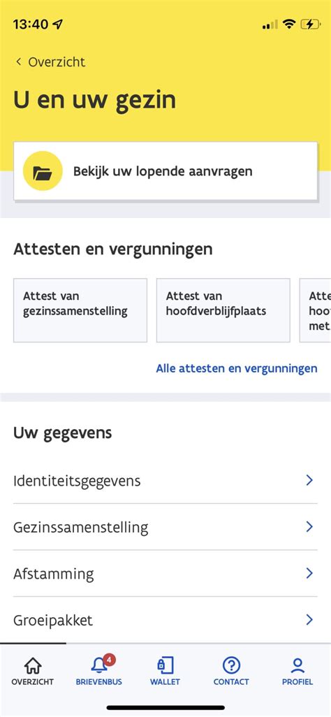 Waar Vind Ik De Info Uit Mijn Burgerprofiel Webversie Terug In De App