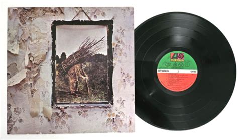 Led Zeppelin Iv Zoso Vinyl Atlantic Sd Presswell Pressing Vg