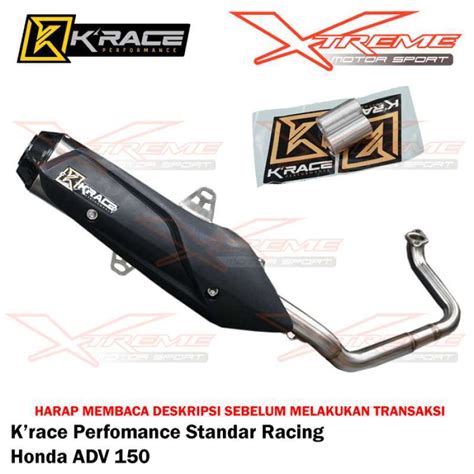 Jual Knalpot Krace Performance Standar Racing Honda Adv Vario