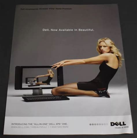 PRINT AD Sexy Heels Long Legs Fashion Lady Blonde Dress Dell Computer Art PicClick UK