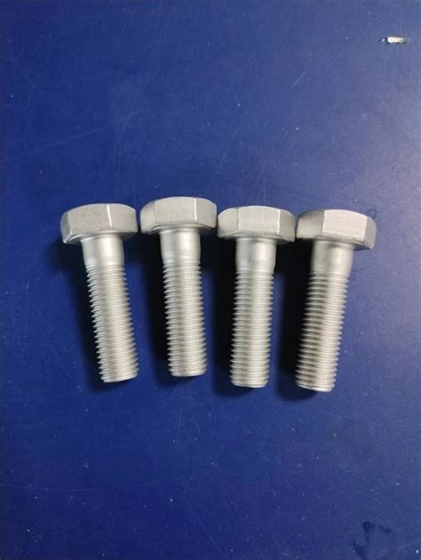 Hex Head Bolt With Chamfer Grade 8 8 Dacromet Resistant To 500 Hours