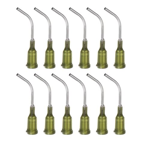 Sourcing Map 12pcs Blunt Tip Dispensing Needles 14 Gauge 45 Degrees