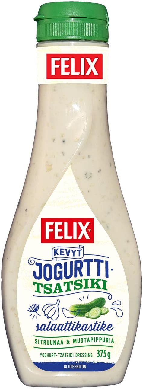 Felix Kevyt Jogurtti Tsatsiki Salaattikastike 375g S Kaupat Ruoan