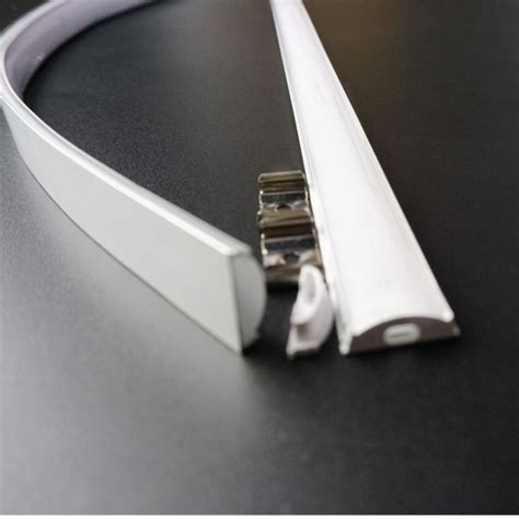 Led Strip Aluminum Channel Diffuser Flexible Led Channel Diffuser