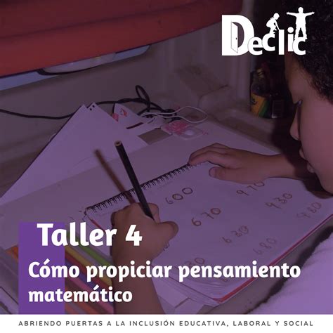 Taller 4 Cómo Propiciar Pensamiento Matemático Con Material De Uso Común Declic Online