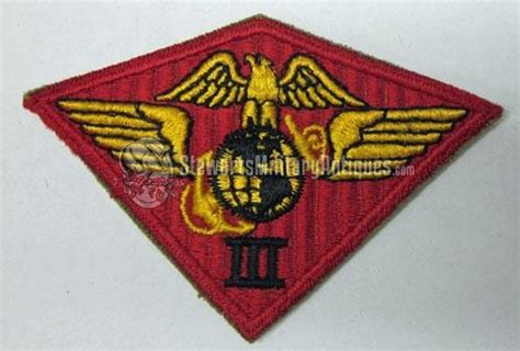 Stewarts Military Antiques Us Wwii Usmc Rd Marine Air Wing Ssi