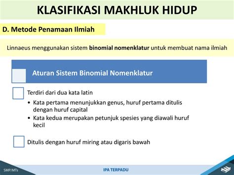 IPA Kelas 7 Bab 2 Klasifikasi Makhluk Hidup Ppt