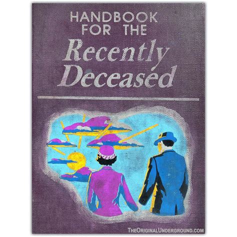 Handbook For The Recently Deceased Sticker The Original Underground