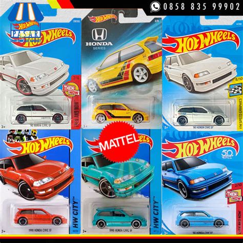 Jual HOT WHEELS HONDA CIVIC EF YELLOW Kota Depok GUDANG HW Tokopedia