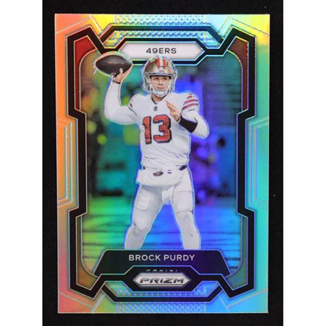 Brock Purdy 2023 Panini Prizm Prizms Silver 266 Pristine Auction