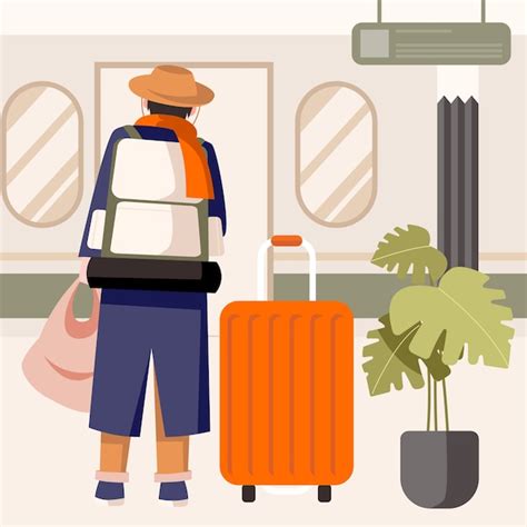 Ilustración De Viaje De Diseño Plano Vector Gratis