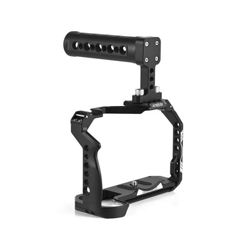 Andoer Camera Cage With Top Handle Kit Aluminum Alloy Video Cage Cold