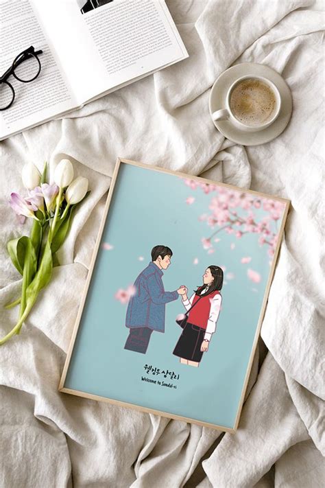 K-drama Welcome to Samdal-ri Printable Illustration - Etsy