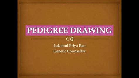 Pedigree Drawing For Beginners Youtube