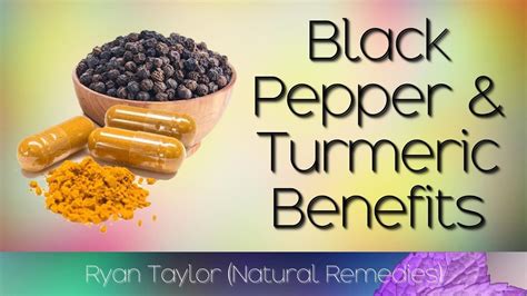 Black Pepper And Turmeric Health Benefits Youtube Turmeric Health Benefits Turmeric