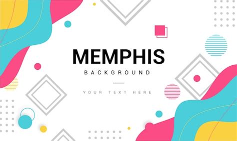 Fondo Moderno De Memphis Con Elementos Vector Gratis