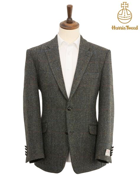 Harris Tweed Jacket - Grey | Fields Menswear