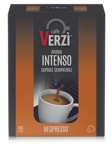 Caffè Verzì 100 capsule INTENSO compatibili NESPRESSO 0 16 capsula