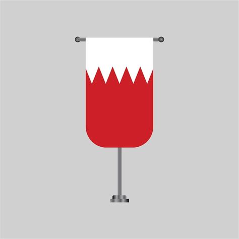 Premium Vector Illustration Of Bahrain Flag Template