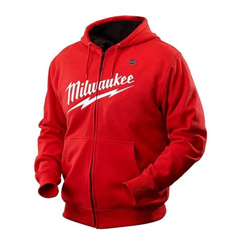 Milwaukee Tool M12 Cordless Red Heated Hoodie Only Double Extra Large