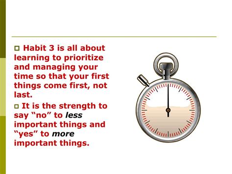 Ppt Habit 3 Put First Things First” Powerpoint Presentation Free