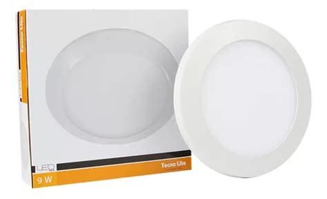 Lámpara Techo Led Acento Munich 9w Alum Bco 4000k Tecnolite Envío gratis