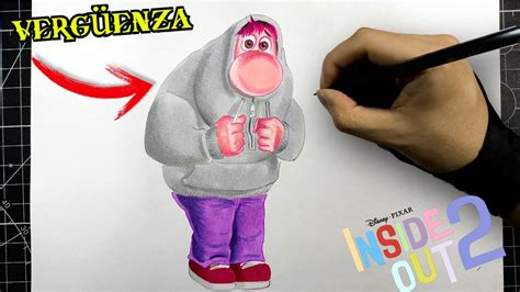 como DIBUJAR a VERGÜENZA de INTENSAMENTE 2 fácil how to DRAW