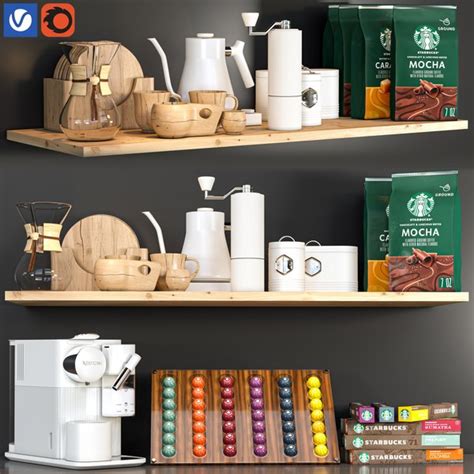 Nespresso kitchen accessories model - TurboSquid 1985333