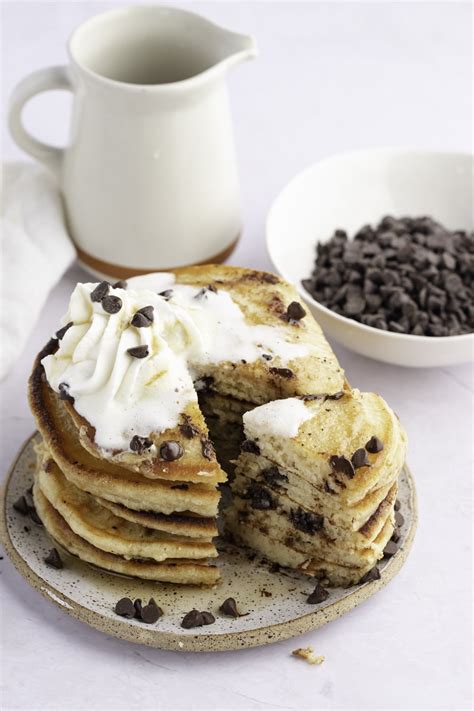 Chocolate Chip Pancakes Insanely Good