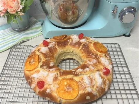 Roscón de reyes sin prefermento Recetas Fáciles Reunidas