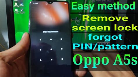 Lupa Pola Oppo A S Oppo A S Cph Pattern Unlock Youtube