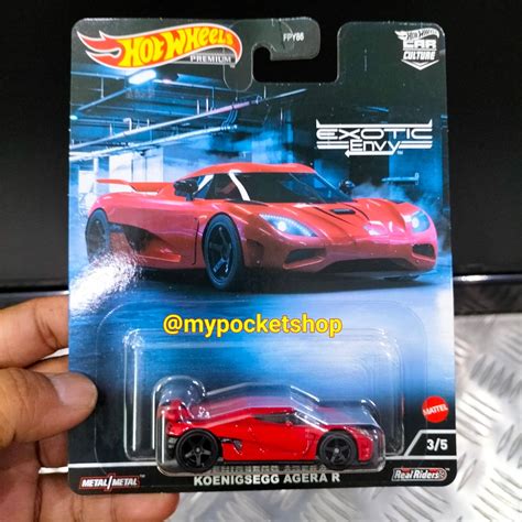 Hot Wheels KOENIGSEGG AGERA Red 2022 Hotwheels Exotic Envy Hobbies Toys Toys Games On