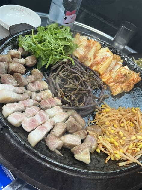 검암 삼겹살 맛집 구워주는 솥뚜껑 삼겹살 솥부심 내돈내산 후기 네이버 블로그