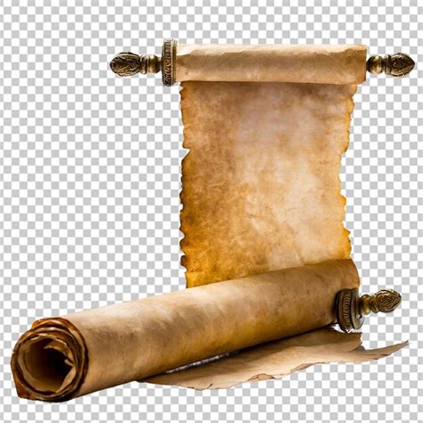 Premium PSD Parchment Scroll Ancient Papyrus