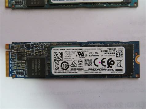 Toshiba Xg5 256gb M2 Pcie Nvme Solid State Drive Ssd Kxg50znv256g Ebay