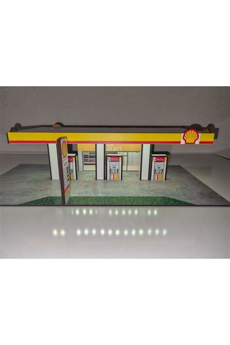 HOT WHEELS Shell Benzinlik Diorama Led Aydınlatmalı 1 64 Ölçek Uyumlu Fiyatı Yorumları