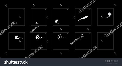 Smoke Effect Smoke Animation Sprite Sheet Stock Vector (Royalty Free ...