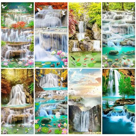 Diamond Painting Cross Stitch 5d Diamond Painting Landscape Full