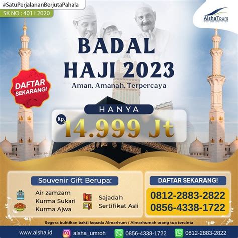 Badal Haji 2023 Alsha Tours