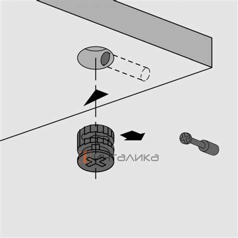 Эксцентрик HETTICH Rastex 15/15 D, для плит толщиной 15-16 мм, Ø 15 мм ...