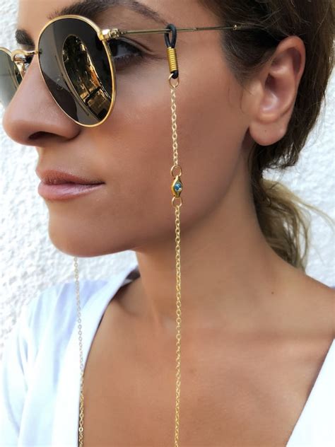 Eyeglass Chain Gold Glasses Chain Sunglasses Chain Etsy