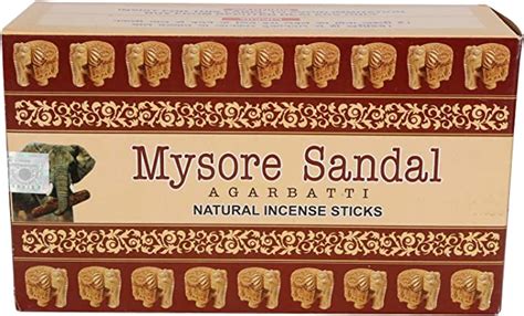 MYSORE SANDAL AGARBATTI Natural Incense Stiks (МАЙСОР САНДАЛ АГАРБАТТИ ...