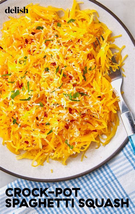 PSA You Can Make Perfect Spaghetti Squash In Your Crock Pot Recipe