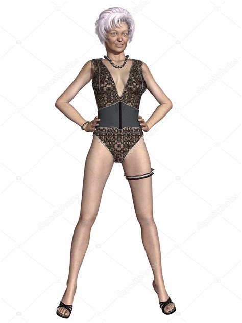 Mamie Sexy Avec Lingerie Photo De Stock Par Digitalstudio 5173555