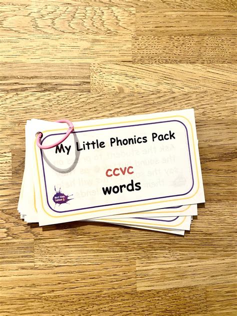 Ccvc Word Flashcards Etsy