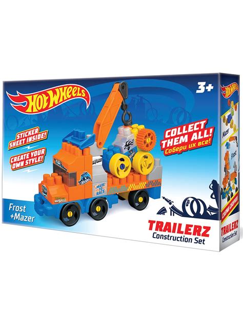 Пластиковый конструктор BAUER Машинка конструктор Hot wheels серия trailerz Frost Mazer